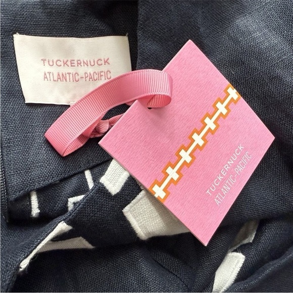 Tuckernuck,Atlantic-Pacific Navy Dress,”Let Compliments Begin”,Size M - Picture 10 of 11